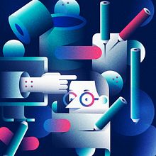 COSAS 2D. Een project van  Art direction, Ontwerp van personages y Traditionele illustratie van Aarón Martínez - 17.03.2017