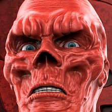 RED SKULL. Un progetto di 3D, Fumetto, Direzione artistica, Illustrazione tradizionale e Postproduzione fotografica di Alex Acatitla - 19.03.2017
