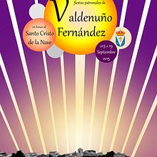 Fiestas patronales de Valdenuño Fernández. Año 2015. Un progetto di Graphic design di María Pereda Escudero - 05.09.2015