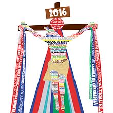 Fiestas patronales de Valdenuño Fernández. Año 2016. Un progetto di Graphic design di María Pereda Escudero - 02.09.2016