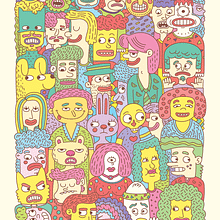 Friends. Projekt z dziedziny Trad, c i jna ilustracja użytkownika Daniel Gabela - 21.03.2017
