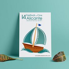 Propuesta Festival de Cine de Alicante. Graphic Design, and Traditional illustration project by Gabriel Fernández - 09.16.2015