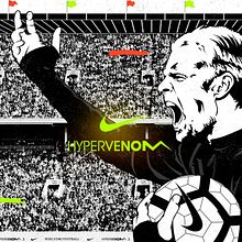 Nike // Hypervenom 3. Un progetto di Animazione, Direzione artistica e Illustrazione tradizionale di Alex G. - 21.03.2017