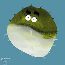 Character Design: colorfull fish. Projekt z dziedziny Projektowanie postaci, Trad, c i jna ilustracja użytkownika Sarah Torelli - 21.03.2017