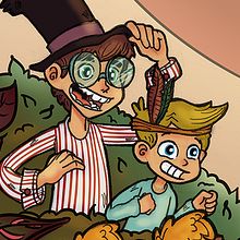 Peter Pan - Cover. Projekt z dziedziny Grafika ed, torska, Trad, c i jna ilustracja użytkownika Sarah Torelli - 21.03.2017