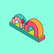 Abecedario Isométrico 36daysoftype. Design, Traditional illustration, T, and pograph project by Luisa Sirvent - 03.22.2017