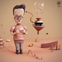 Muñeco Personal. 3D, Animation, Street Art, and Art Direction project by Israel Manosalvas - 03.22.2017