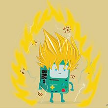 BMO SSJ. Un proyecto de Diseño de personajes e Ilustración tradicional de jlsoto1992 - 22.03.2017