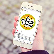 Logo Design: QuéPapaya. Graphic Design project by Wendy Suarez - 09.01.2016
