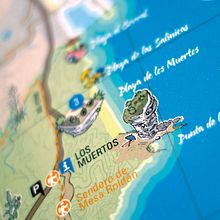 Diseño e ilustración de mapa turístico. Graphic Design, and Traditional illustration project by Mariano Carmona Croce - 03.23.2017