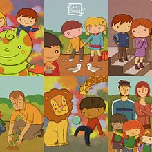 Ilustraciones del libro "Leer, que gran aventura". Un proyecto de Ilustración tradicional de Laura Garret - 01.03.2014