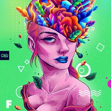 #LadyFlores. Un progetto di Illustrazione tradizionale di Charringo - 24.03.2017