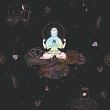 Buda cósmico #FlashCósmico. Un proyecto de Diseño de vestuario y Diseño gráfico de Mica Full Color - 24.03.2017