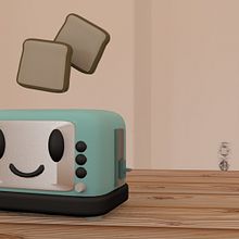 Toasty :v. Een project van Ontwerp van personages van Ruben Olaguez - 27.03.2017