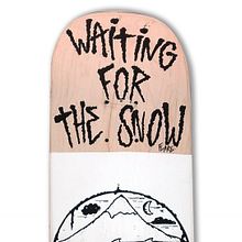 Skateboard • Snow Flake Terni #SkateArt. Art Direction, Design, and Traditional illustration project by Matdisseny @matdisseny - 09.01.2016