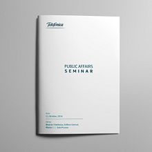 Public Affairs Seminar. Un projet de Design , Conception éditoriale, Design graphique , et Événements de Jorge Fuertes - 01.10.2016