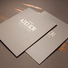 Menú Atelier. Un proyecto de Dirección de arte, Diseño y Eventos de Diego Olan Campos - 16.03.2017