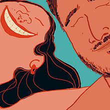 Beach date. Ilustração tradicional projeto de Mónica Toledo - 28.03.2017