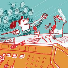 On air | Textbook illustration. Un proyecto de Diseño editorial e Ilustración tradicional de Mónica Toledo - 28.03.2017