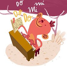 Animals musicals | Magazine illustration. Un proyecto de Diseño editorial, Educación, Ilustración tradicional y Lettering de Mónica Toledo - 28.03.2017