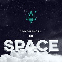 Conquerors of Space - for 36days of Type #4. Un proyecto de Caligrafía, Diseño gráfico y Tipografía de Eduardo Dosuá - 28.03.2017