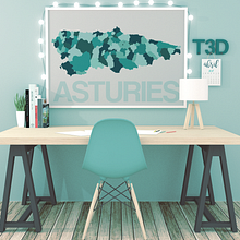 ASTURIES AZUL. Projekt z dziedziny 3D i Projektowanie graficzne użytkownika Catuxa Barreiro - 28.03.2017