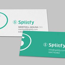 Tarjetas y Publicidad Splitfy. Editorial Design, Graphic Design, and Advertising project by Mani Sahuquillo - 02.27.2017