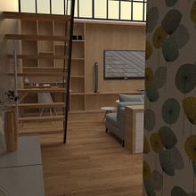Diseño 3D de un Loft. Un progetto di Architettura e Interior design di Dnea studio - 29.03.2017