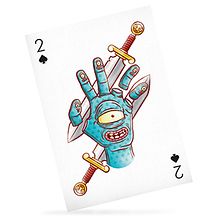 2 of Spades - Playing Arts. Street Art, Art Direction, Design, Character Design, Graphic Design, Traditional illustration, Lettering, and Advertising project by Shiffa McNasty - 03.31.2017