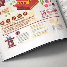 Prom Perú Infographics. Design, Editorial Design & Infographics project by Patricia Sotomayor Harm - 04.02.2017