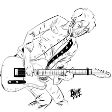 Diseño personajes cómic MUSICIAN. Comic, and Design project by KIKE J. DÍAZ - 04.03.2017