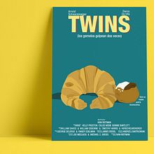 Re-diseño en Póster de "Los Gemelos Golpean dos Veces". Un proyecto de Diseño, Diseño de producto, Diseño industrial y Packaging de Jorge Guzmán - 03.04.2017