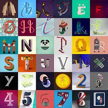 36 Days of Type. 3D, Animation, Calligraph, Graphic Design, and Lettering project by Makinë - 04.03.2017