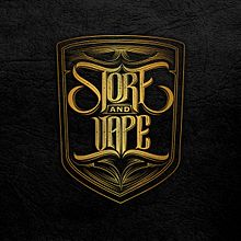 Logo lettering "Store and vape". Un proyecto de Br, ing e Identidad, Caligrafía, Diseño, Diseño de producto, Diseño gráfico, Ilustración tradicional, Lettering, Marketing, Publicidad y Tipografía de Homar Aparicio - 04.04.2017