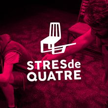 Stres de quatre. Un progetto di Br, ing, Br, identit, Graphic design e Marketing di swing estudio - 01.01.2017