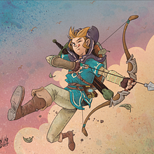 The Legend of Zelda. Traditional illustration project by KIKE J. DÍAZ - 04.06.2017