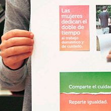 "Comparte el cuidado, reparte igualdad". Art Direction, Graphic Design, and Advertising project by Sandra Gallo - 04.06.2012