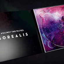 AGAINST THE WAVES - Borealis [Album Packaging]. Een project van  Br, ing en identiteit,  Art direction,  Ontwerp, Ontwerp van personages, Productontwerp, Redactioneel ontwerp, Grafisch ontwerp,  Design management, Packaging, T y pografie van Miguel Mateos - 11.11.2016