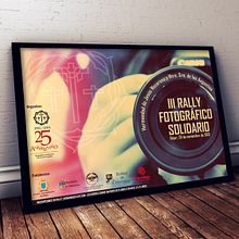 III Rally Fotográfico Solidario (Cartel y bases). Design, Graphic Design, Photograph, Traditional illustration, and Advertising project by Raquel Hernández Sánchez - 11.29.2015