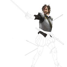 Spanish Soldier - Battle of Lepanto - 1571.. Un proyecto de Diseño de juegos e Ilustración tradicional de Daniel Dormido Fernández - 07.04.2017