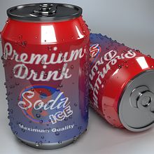 Latas de Refresco 3D. Un proyecto de 3D y Diseño de producto de Néstor Gómez - 11.04.2017