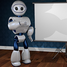 Robot 3D. Un proyecto de 3D, Animación, Diseño e Ilustración tradicional de Néstor Gómez - 11.04.2017