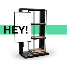 HEY! RETAIL FURNITURE. 3D, Interior Architecture, Design, Interior Design, Furniture Design, Making, and Product Design project by GOEK. - 04.11.2017