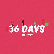 36 days of type. Un progetto di Belle arti, Design, Character design, Graphic design, Illustrazione tradizionale, Pittura e Tipografia di Marcus Rosanegra - 01.04.2017