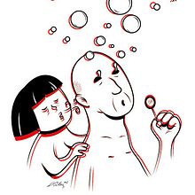 Burbojos. Traditional illustration project by Chuy Velez - 04.12.2017