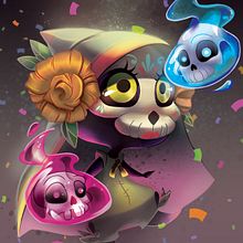 Catrina chiquita. Un proyecto de Diseño de personajes e Ilustración tradicional de Layla Tapia Flores - 12.04.2017