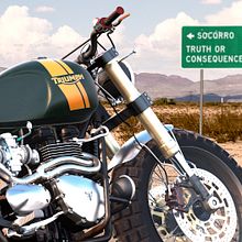 Triumph 3D. Film, Automotive Design, Graphic Design & Industrial Design project by Guillermo Agüero Ramos - 04.13.2017