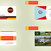 Tarjetas de Visita. Un proyecto de Diseño gráfico de Colorios Publicidad - 13.09.2015