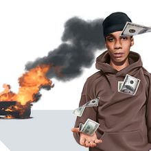 Jamal Farruk (Trap Singer). Digital illustration. Photoshop. Un progetto di Belle arti, Direzione artistica, Design e Illustrazione tradizionale di javier domenech - 14.04.2017