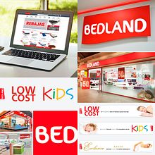 Rediseño de Imagen para Cadena de descanso Bedland. Br, ing & Identit project by lazamarbide design studio - 04.18.2017